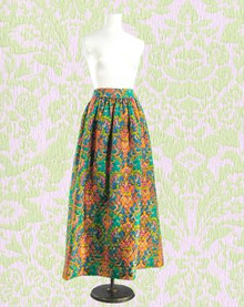 Long 1970s peasant skirt