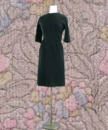 Little black nylon crepe dress