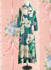 Outstanding 1970s floral lounger