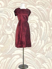 Jazzy hot magenta lurex dress