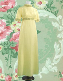 Soft daffodil 1960s yellow gown