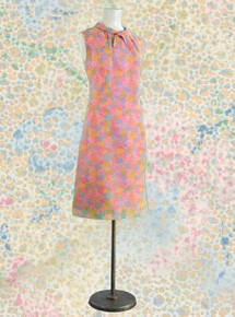 Delicate floral ice cream parlor dress