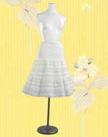 Lacy 1950s crinoline