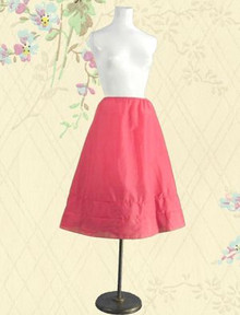 Pink Florell taffeta crinoline