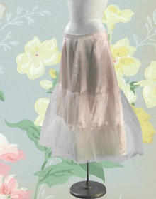 Silky baby pink crinoline
