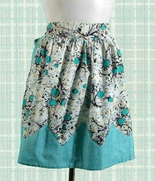 Very retro cotton print apron