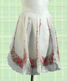 Fancy organdy 1950s apron