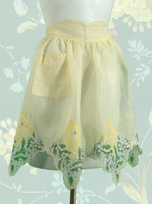 Lovely organdy 1950s apron