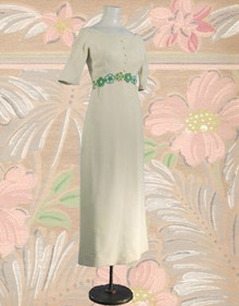 Simple crepe gown