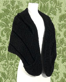 Gorgeous faux fur & velvet stole