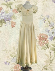 Delicate satin gown from the 1930s
