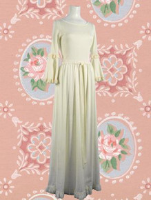 Simple medieval wedding dress