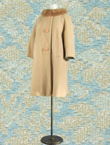 Sassy mohair and mink coat