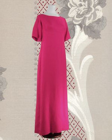 Riotessly raspberry full length gown