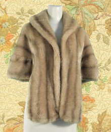 Delightful faux fur stole 1970s