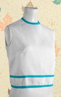 White 1960s sleeveless top