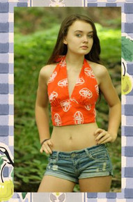 Classic 1970s Dr Pepper halter top