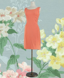 Pretty crepe cocktail dress