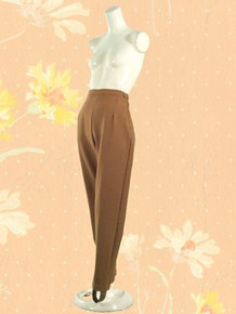 Side zipper wool trousers from the 60s