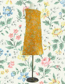 Sweet lined sleeveless shift