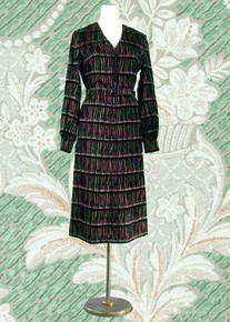 Designer Andre Laug velvet dress