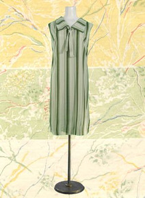 Sassy striped sleeveless sheath