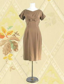 Mocha colored every day dress