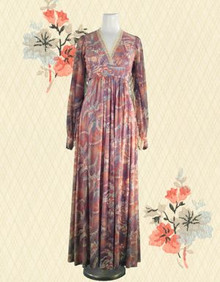 Early 70s Joplin-esque maxi dress