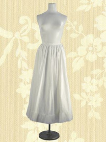 Pretty white cotton slip