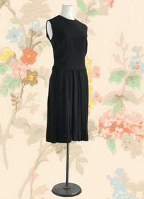 Simple black dress from 1955