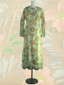 1980s Elaborate embroidered evening gown