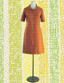 1960s Multi stripe knit dress