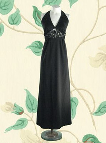 1970s Halter dress with sexy midriff