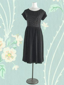1960s Lace & Chiffon cocktail dress