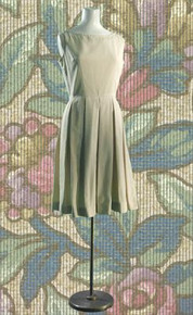 1950s Seersucker dress & short jacket set