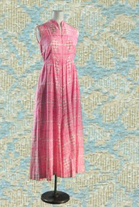 1970 Day-glo maxi dress