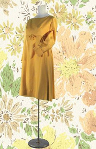 1960s Silk baby doll dress