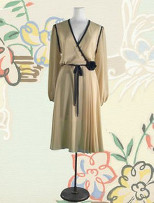 1970s Chiffon dinner dress