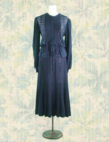 1970s Oscar da la Renta skirt & sweater set