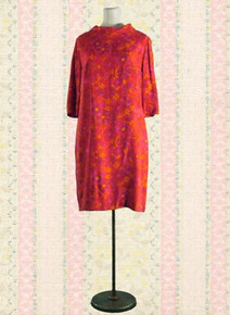 1960s Peter Max inspired mini dress