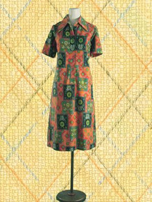 1960s Hermes inspired day dress