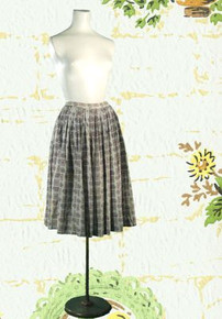1950s Cotton Dirndl skirt