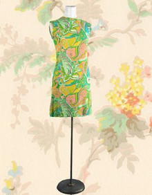 Colorful 1960s mini dress