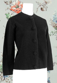 Simple vintage black cardigan
