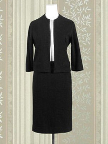 1960s Vicki Susan of California suit in black