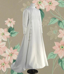 Exquisite white 1970 Bianchi wedding gown