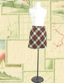 Adorable plaid school girl mini