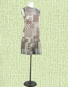 Op Art 1970s dress