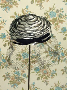 Satin ribbon hat