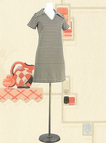 Simple striped nautical dress